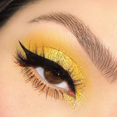 Yellow Eye Shadow Makeup