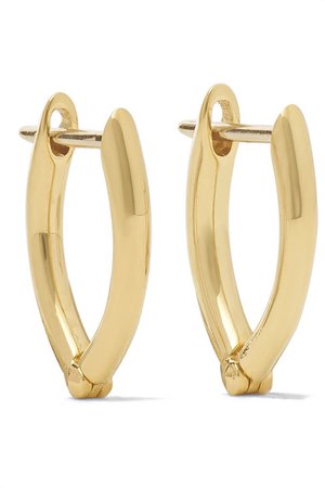 Melissa Kaye | Cristina small 18-karat gold earrings | NET-A-PORTER.COM