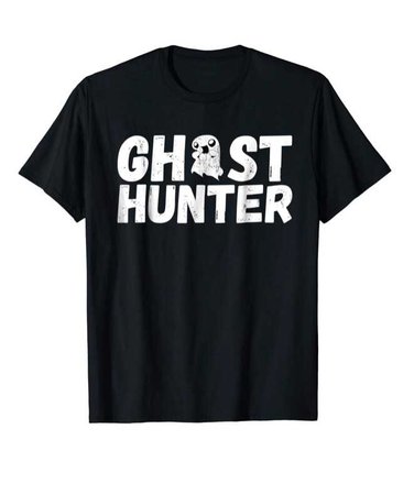 Halloween ghost hunter T-shirt