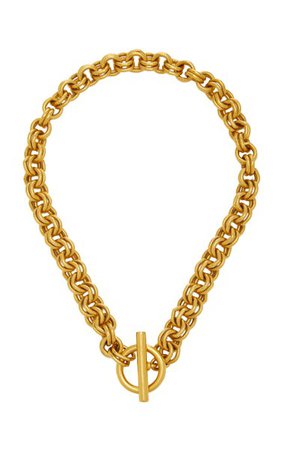 Gold-Plated Double-Link Chain Necklace By Ben-Amun | Moda Operandi