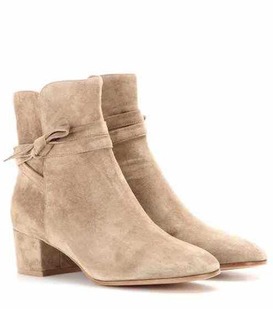 Moore. Suede Ankle Boot | Gianvito Rossi