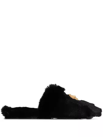 Shop Versace Palazzo slippers with Express Delivery - FARFETCH