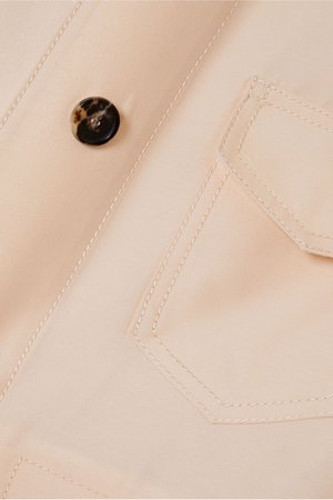 LVIR Wool and silk-blend shirt