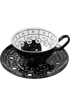 Killstar Cosmic Tea Cup & Saucer