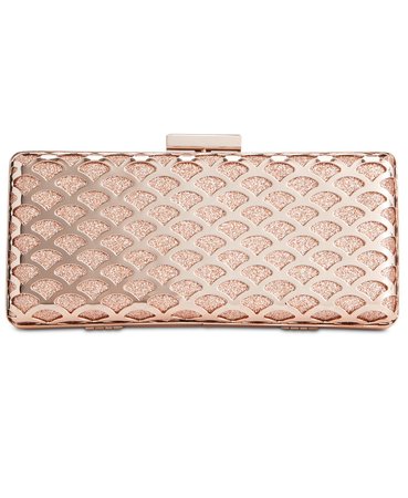 INC International Concepts I.N.C. Zelis Glitter Clutch, Created for Macy's & Reviews - Handbags & Accessories - Macy's