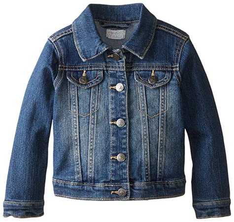 Amazon.com: The Children's Place Little Girls and Toddler Light Denim Jacket, China Blue, 4T: Clothing