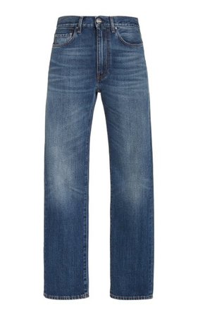 Distressed Regular Straight-Leg Jeans By Totême | Moda Operandi
