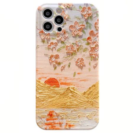 Sunset Oil Painting iPhone Case | BOOGZEL APPAREL – Boogzel Apparel