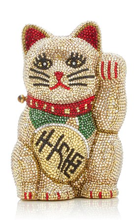 Beckoning Cat Crystal Novelty Clutch By Judith Leiber Couture | Moda Operandi