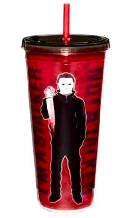 Stalker Not A Talker Michael Myers Halloween Horror Cup Drink
