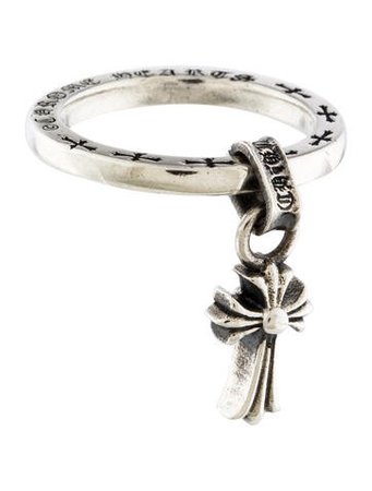 Chrome Hearts Cross Charm Ring - Rings - CHH21658 | The RealReal