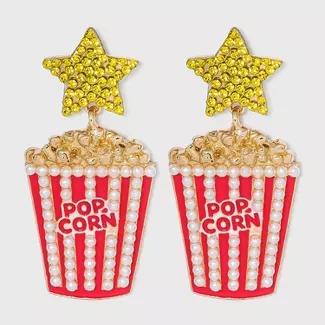 Sugarfix By Baublebar Retro Popcorn Drop Earrings - Red : Target