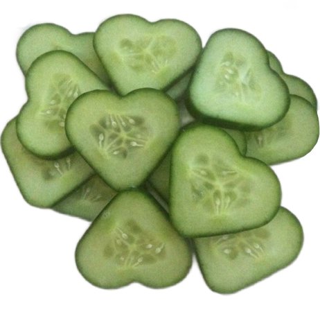 cucumber hearts