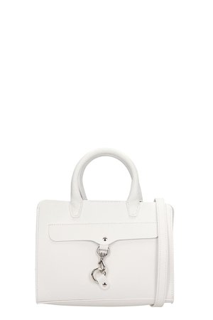 Rebecca Minkoff White Leather Mini Satchel Bag