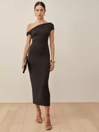 Jamen Knit Dress - Long Sleeve Midi | Reformation