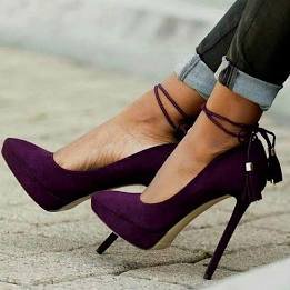 purple stiletto heels - Google Search
