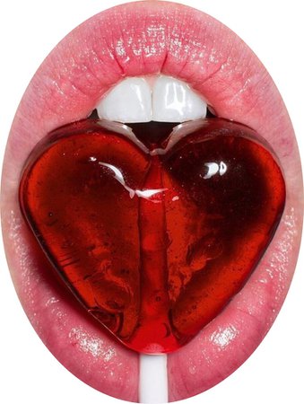heart lips