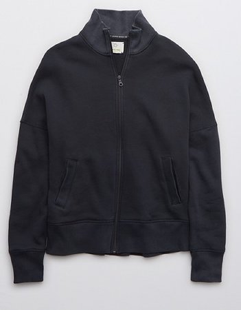 OFFLINE Full Zip Oversized Sweatshirt gray