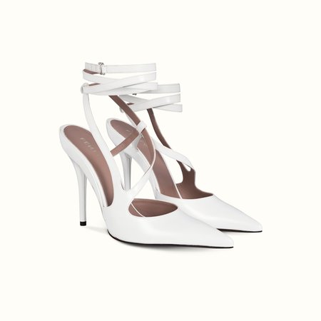 date night pumps 115mm in coco white