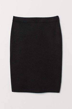 Knit Skirt - Black