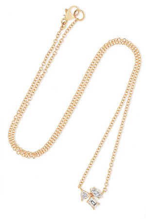 Kimberly McDonald | 18-karat rose gold diamond necklace | NET-A-PORTER.COM