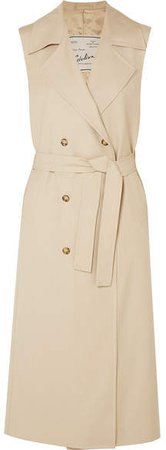 Giuliva Heritage Collection - The Alex Belted Wool-gabardine Midi Dress