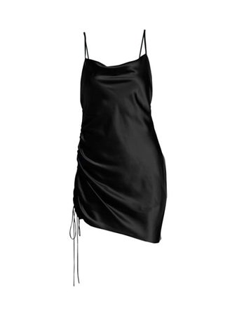 Cinq à Sept Astrid Silk Side-Shirred Dress | SaksOff5th