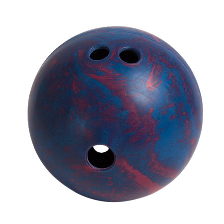 Champion Sports Lightweight Rubber Bowling Ball, 2-1/2 Pounds, Teal and Red Swirl