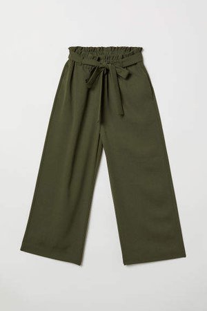 Ankle-length Pants - Green