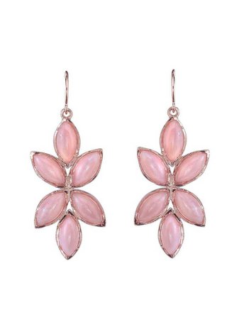Irene Neuwirth Jewelry Pink Opal Marquise Earring - Rose Gold - Ylang 23