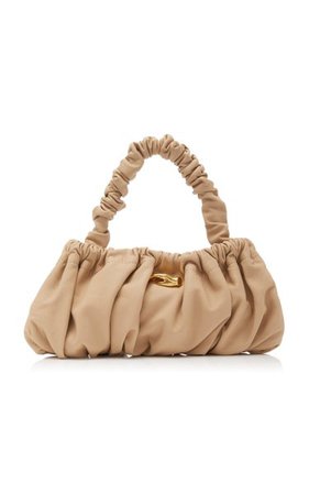Pierre Ruched Leather Top Handle Bag By Marargent | Moda Operandi