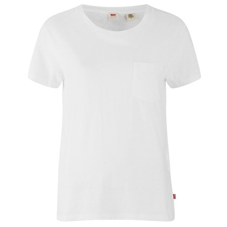 Levi's Women's The Perfect Pocket Tee - White - Free UK Delivery over £50
