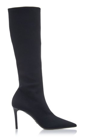 Suede Knee Boots By Prada | Moda Operandi