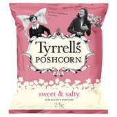 Tyrrells Sweet & Salty Popcorn 23g from Ocado