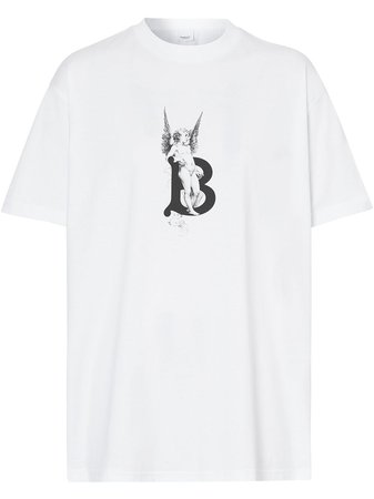 Burberry t-shirt Oversize à Imprimé Graphique - Farfetch