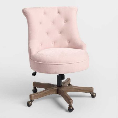 Blush Elsie Upholstered Office Chair $279.99