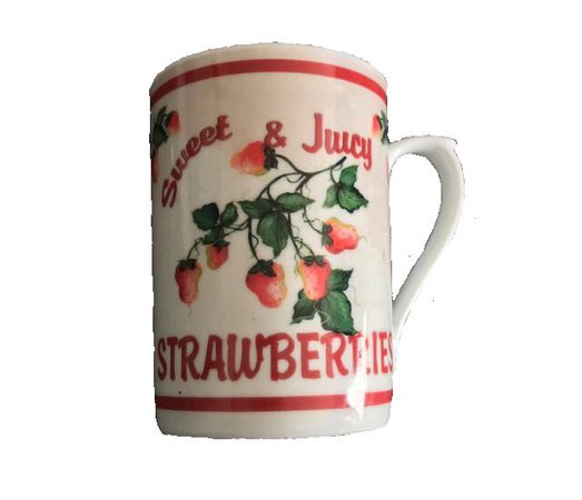 strawberry jam mug