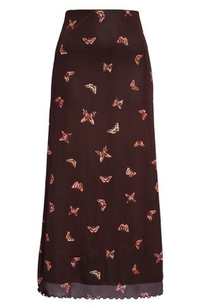 BP. Butterfly Mesh Maxi Skirt | Nordstrom