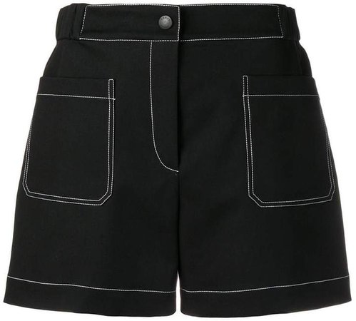 high-waisted shorts