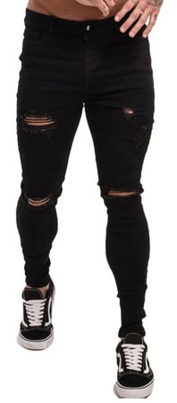 Black Ripped Skinny Jeans