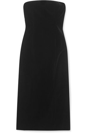 Givenchy | Strapless velvet midi dress | NET-A-PORTER.COM