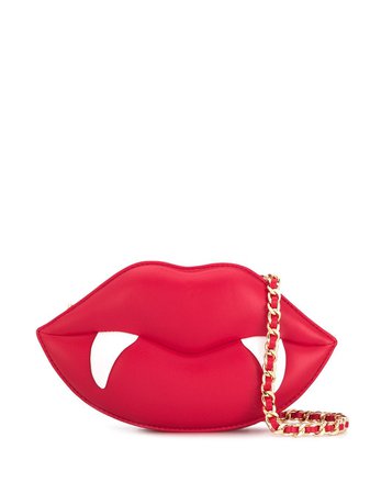 Moschino Red Lips Shoulder Bag - Farfetch