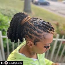 locs in ponytail - Google Search