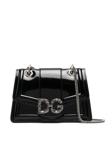 Dolce & Gabbana small DG Amore shoulder bag black BB6676A1037 - Farfetch