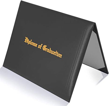 Amazon.com : GraduatePro Imprinted Diploma Cover 8.5 x 11, Leatherette Padded Certificate Covers, Graduation Document Holder Letter Size, Navy : Office Products