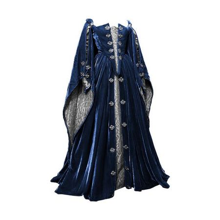 Blue Medieval Gown