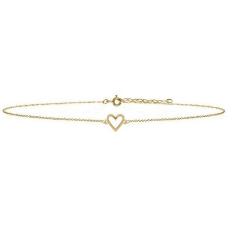 Lee Renee Heart Chocker Necklace Gold Vermeil