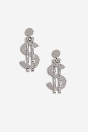 Dollar Bill Drop Earrings | Topshop