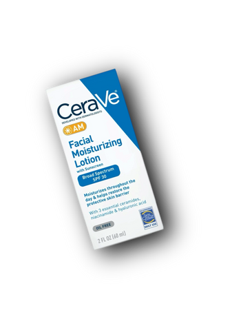 CeraVe AM Lotion Face Moisturizer with SPF 30, Normal to Oily Skin Daily Face Sunscreen