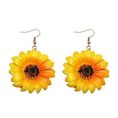 Sunflowers Earrings – Boogzel Apparel